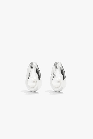 Silver Bonnie Pearl Hoop Earring Earrings Country Road