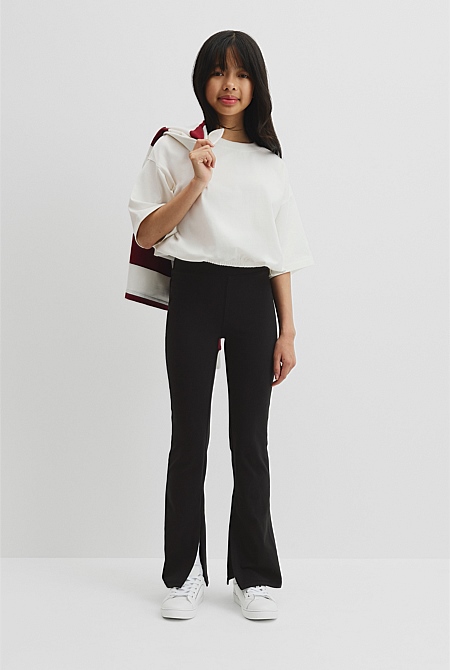 Teen Split Hem Pant