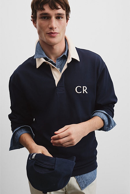 Long Sleeve Rugby Polo