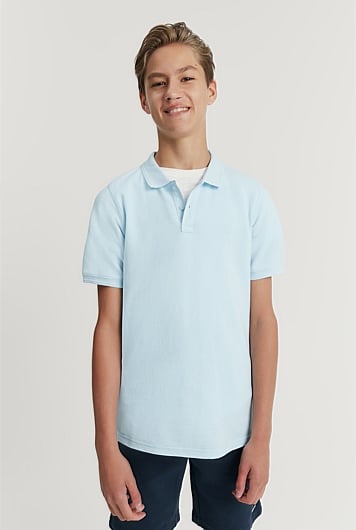 Teen Recycled Cotton Polo Shirt