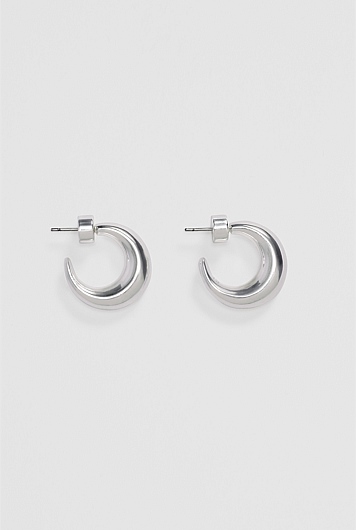 Small Lunar Hoop Earring