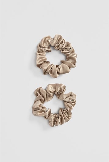 Silk Scrunchie Pack of 2