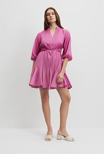 Godet Mini Dress