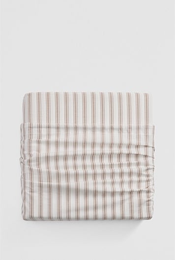 Brae Australian Cotton Stripe Queen Quilt Cover