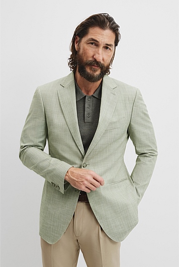 Cotton Textured Blazer