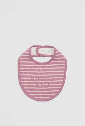 Organically Grown Cotton Waffle Bib