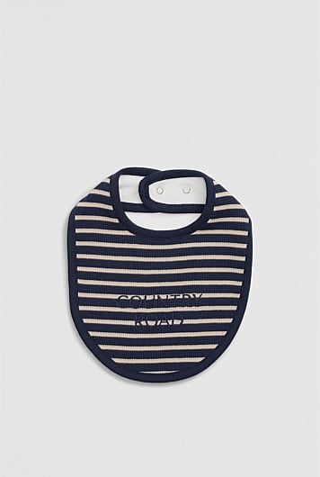 Organically Grown Cotton Waffle Bib