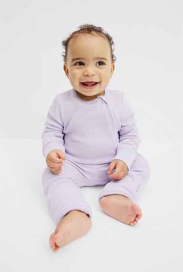 Organically Grown Cotton Waffle Jumpsuit