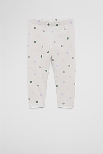 Organically Grown Cotton Spot Legging