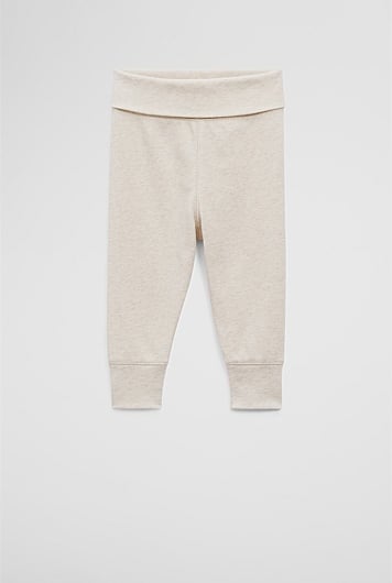 Organically Grown Cotton Fold-Over Soft Pant