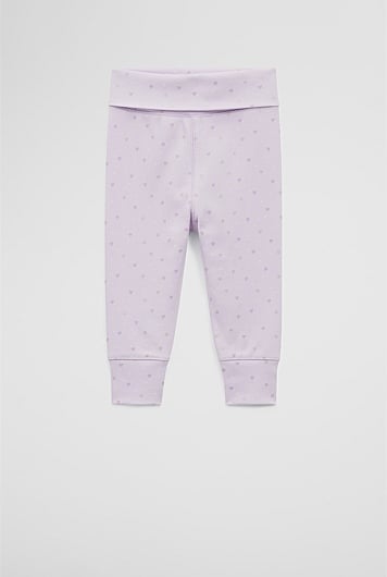 Organically Grown Cotton Fold-Over Soft Pant