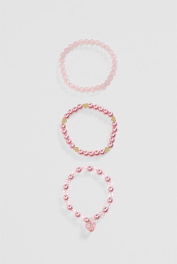 Bead Bracelet 3pk