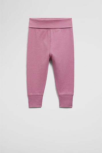 Organically Grown Cotton Fold-Over Soft Pant