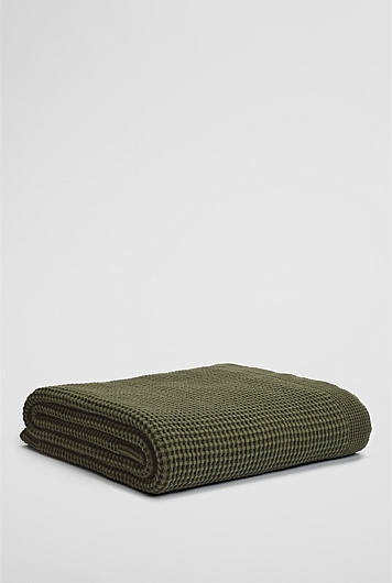 Monti Cotton Waffle Blanket