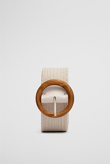 Recycled Polyester Woven Stretch Belt