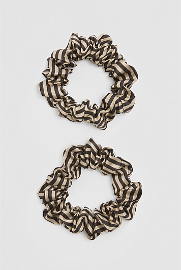 Silk Scrunchie Pack of 2
