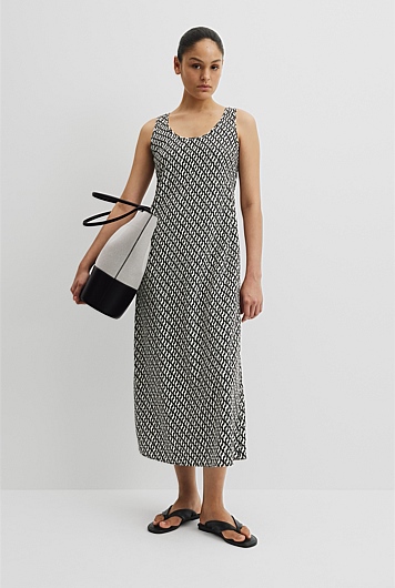 Print Maxi Tank Dress