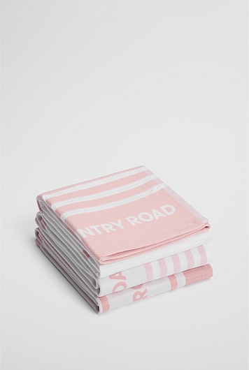 Aeri Australian Cotton Tea Towel Pack of 3