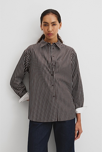 Australian Cotton Classic Stripe Shirt