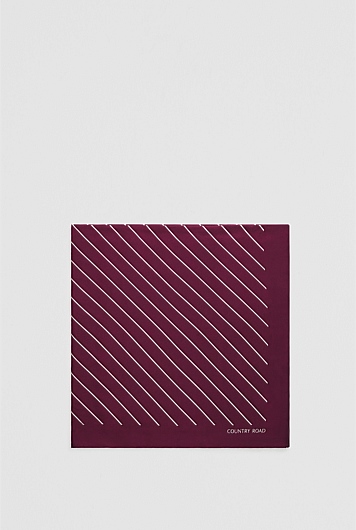 Silk Stripe Scarf