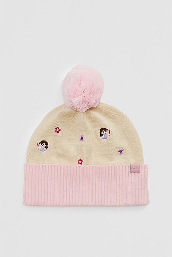 Fairy Embroidered Beanie