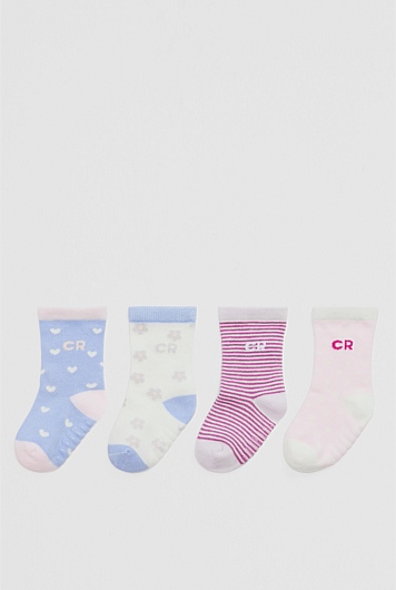 Country Road Baby Sock Pack of 4