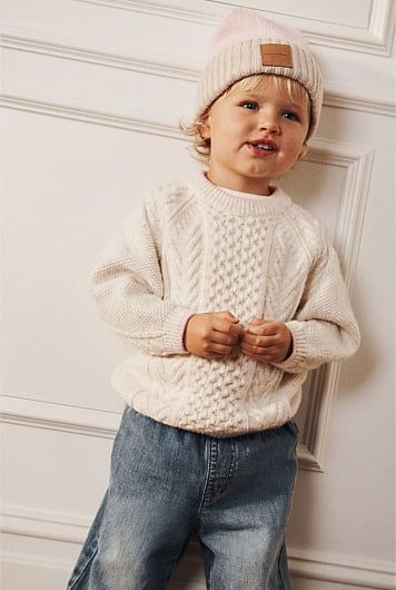 Tipped Cable Knit