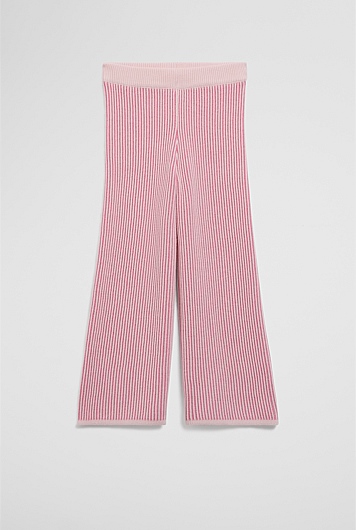Organically Grown Cotton Contrast Fisherman Pant
