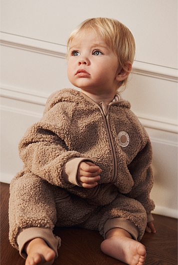 Sherpa Hooded Jumpsuit