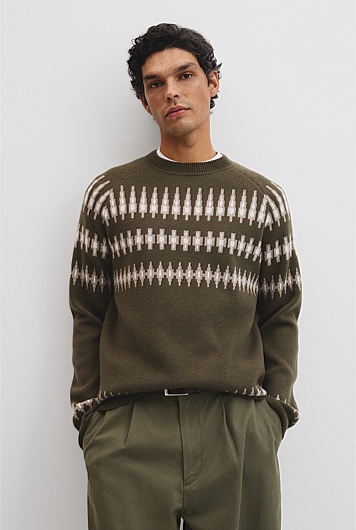 Wool Fair Isle Knit