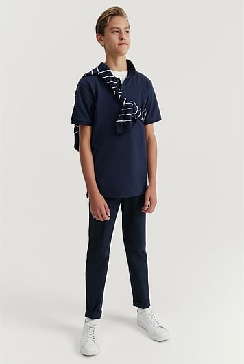 Teen Recycled Cotton Polo Shirt