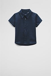 Organically Grown Short Sleeve Linen Shirt