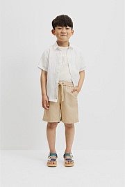 Organically Grown Linen Short Sleeve Shirt