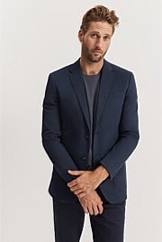 Slim Fit Cotton Stretch Blazer