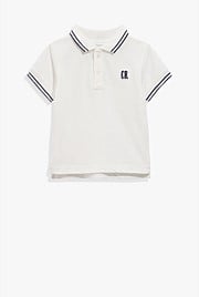 Organically Grown Cotton Logo Polo Shirt