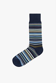 Cotton Blend Stripe Sock