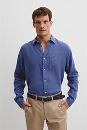 Regular Fit Organically Grown Linen Shirt