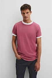 Australian Cotton Longline Garment Dyed T-Shirt