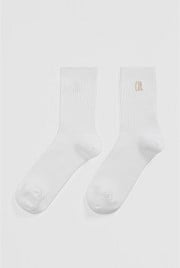 Australian Cotton Blend CR Ribbed Three Quarter Crew Sock