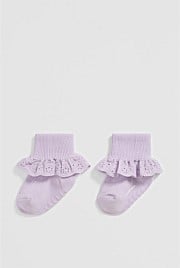 Rib Frill Sock