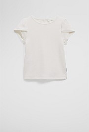 Organically Grown Cotton Tulip Sleeve T-Shirt