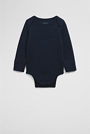 Organically Grown Cotton Heritage Long Sleeve Bodysuit