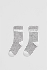 Organically Grown Cotton Blend CR Sport Crew Sock