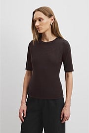 Mesh Half Sleeve Top