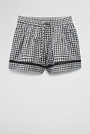 Organically Grown Cotton Check Short