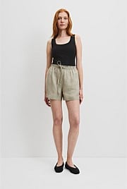 Organically Grown Linen Relaxed Short