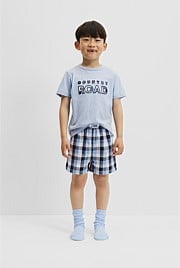 GOTS-Certified Organic Check Pyjama Set