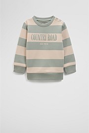 Verified Australian Cotton Heritage Stripe Sweat