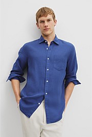 Regular Fit Organically Grown Linen Shirt