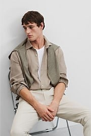 Regular Fit Organically Grown Linen Shirt